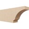 Ekena Millwork 4in. W x 8in. H x 20in. L Moab Woodgrain TimberThane Rafter Tail, Primed Tan RFTUR04X08X20MOARCPR - alternate 1